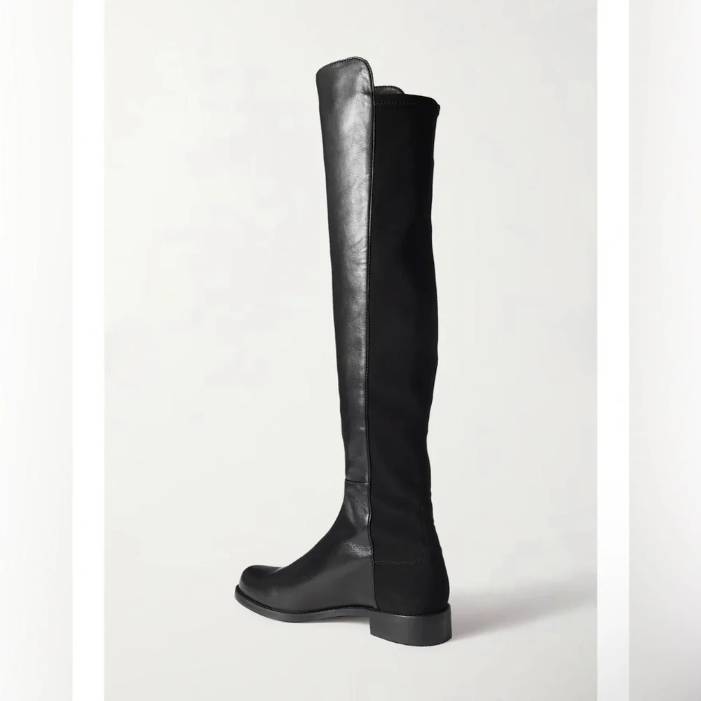Stuart Weitzman 5050 Bold Leather Over-The-Knee Boots size 6.5 New Retaill $795